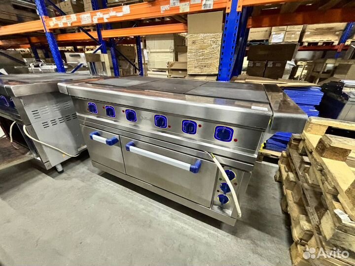 Плита на 6 конфорок Abat