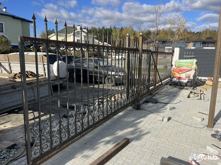 Изготовление откатных ворот