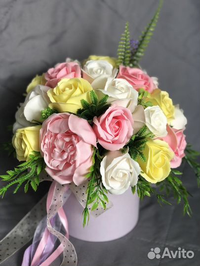 Букет. Цветы мыльные