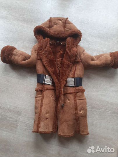 Дубленка для девочки 116