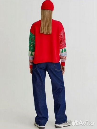 Новогодний свитер женский