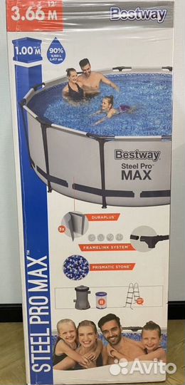 Каркасный бассейн Bestway 366х100 см