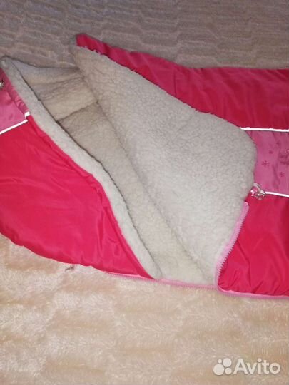 Конверт меховой в коляску или санки