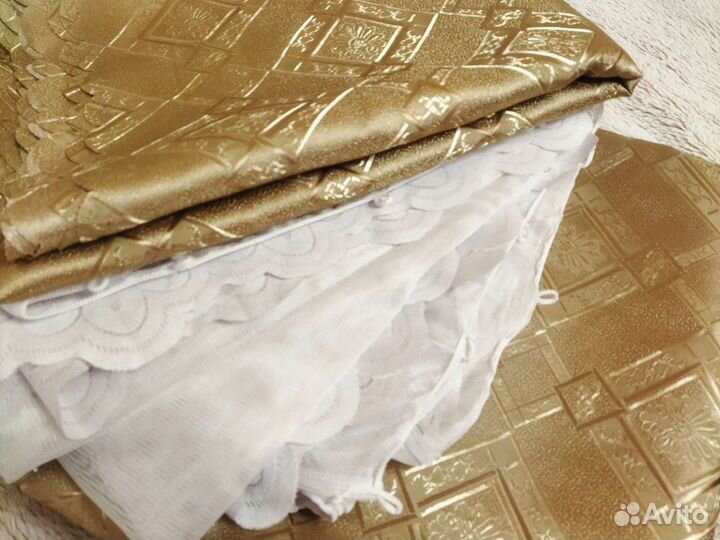 Комплект шторы и тюль бу