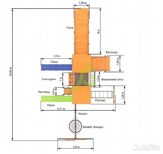 Детская площадка Игровой комплекс Комбо