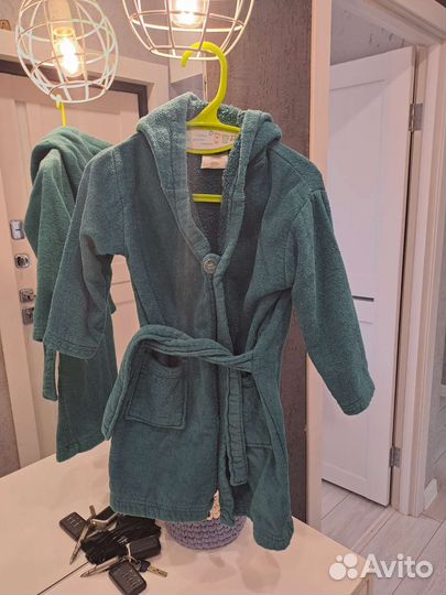 Махровый детский халат 98/104см