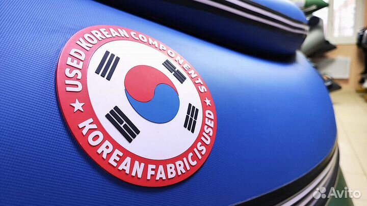 Лодка mishimo фемили про 400 синяя