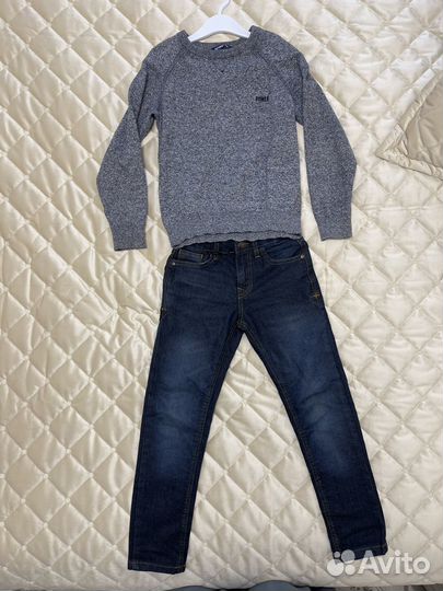 Джинсы и кофта