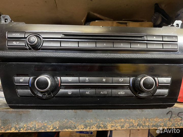 9317666 панель кондиционера радио bmw f10 f11