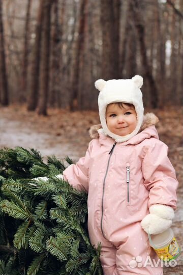 Шапка варежки H&M 92