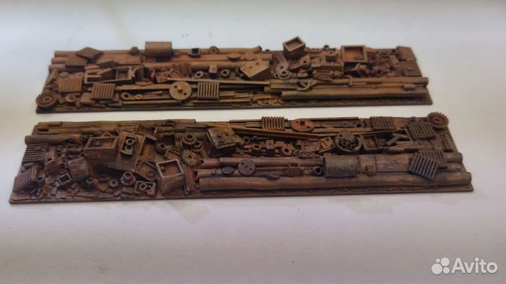 Вагон 1:87 имитация груза