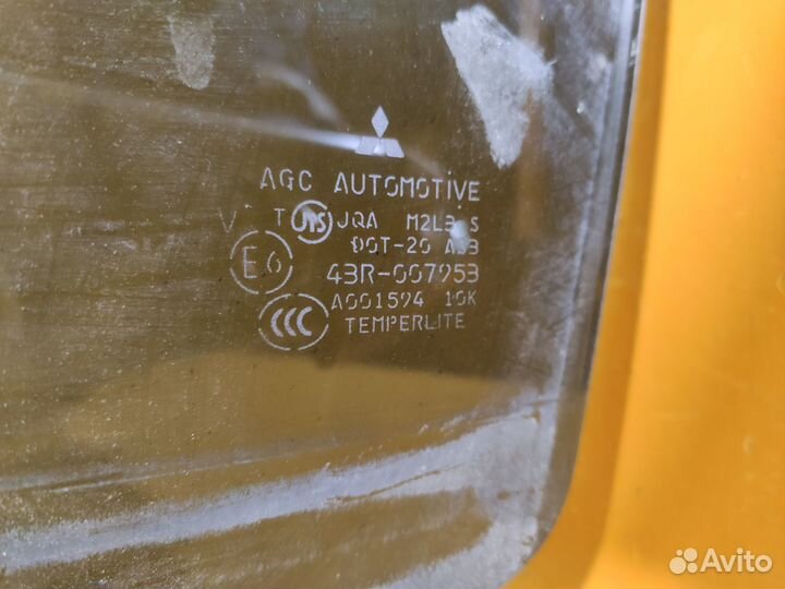 Стекло заднее левое для Mitsubishi Lancer X