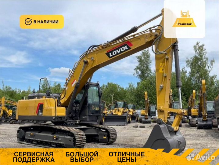 Гусеничный экскаватор Lovol FR225E2, 2023