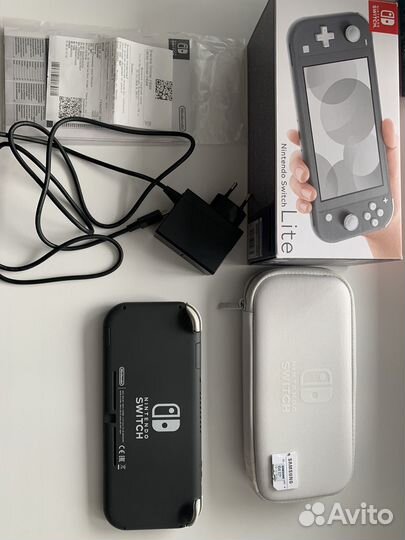 Nintendo switch lite с играми