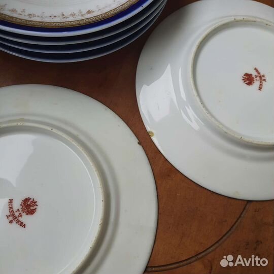 Антикварные тарелки Кузнецов