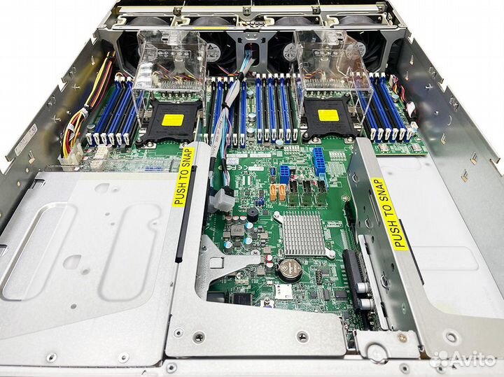 Сервер Supermicro 6029U-E1CR4 NEW 2xGold 6154 64Gb