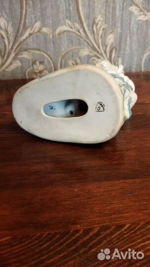 Статуэтка фарфор старик и золотая рыбка