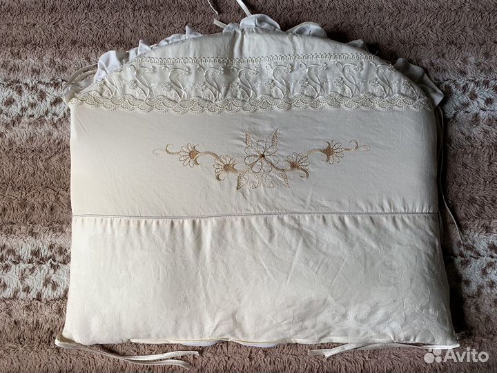 Бортики и балдахин в кроватку