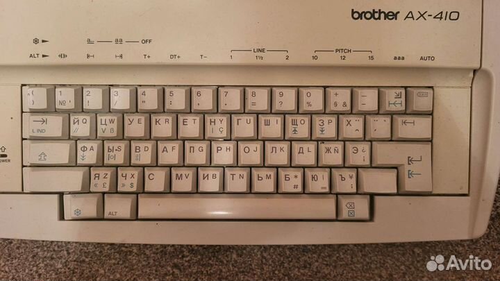 Печатная машинка brother ax-410