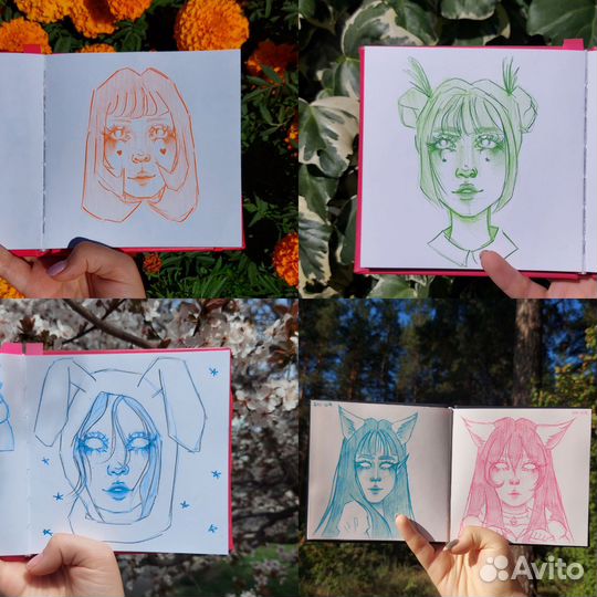 Зарисовки карандашом скетчи