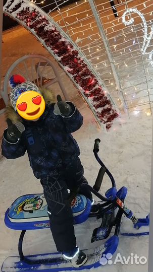 Детский снегокат бу