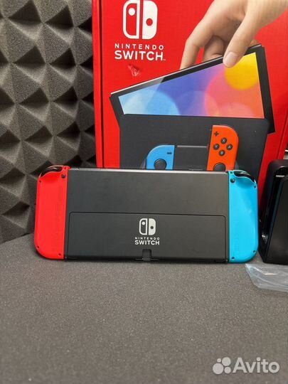 Nintendo switch oled чип + 256гб + 24 игры