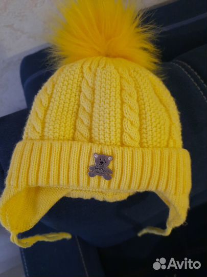 Шапка зимняя для девочки 44 46