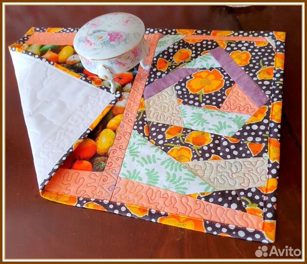 Ланчматы сервировка стола печворк подарок