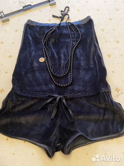 Комбинезон бюстье шорты Fendi