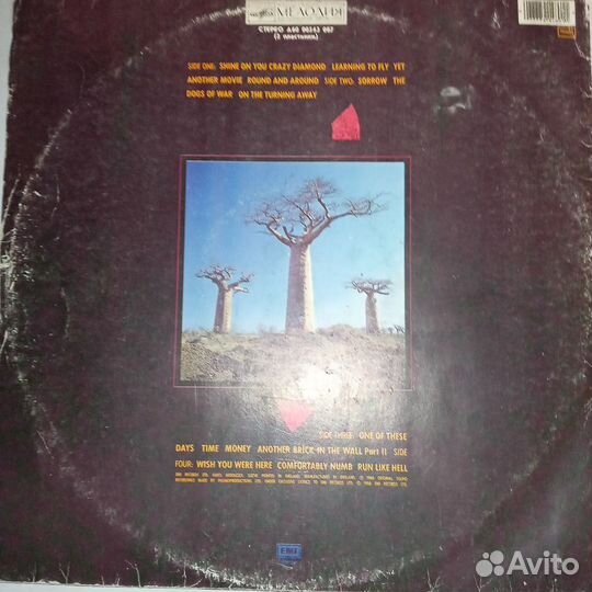 2LP.Pink Floyd – Delicate Sound Of Thunder - 1989