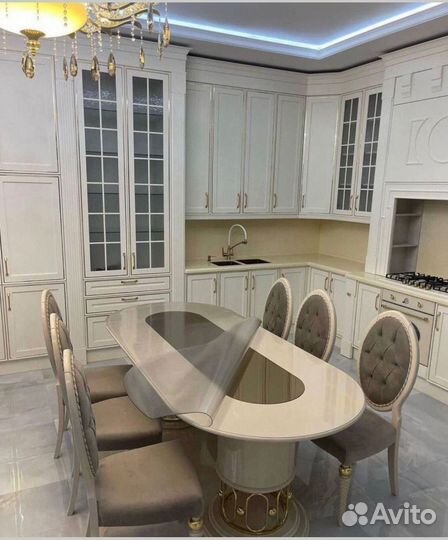 Прозрачная накладка на тканевую скатерть