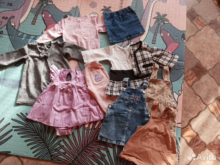 Одежда пакетом для девочки 74-80