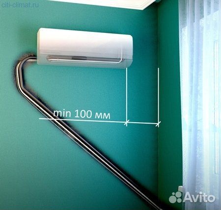 Монтаж кондиционеров,закладка трассы