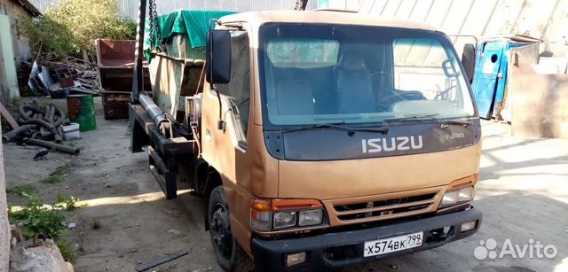 Мусоровоз бункеровоз портал Isuzu NPR 1998 г.в