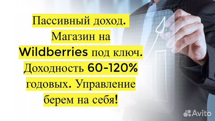 Пассивный доход 90 годовых, магазин на WB