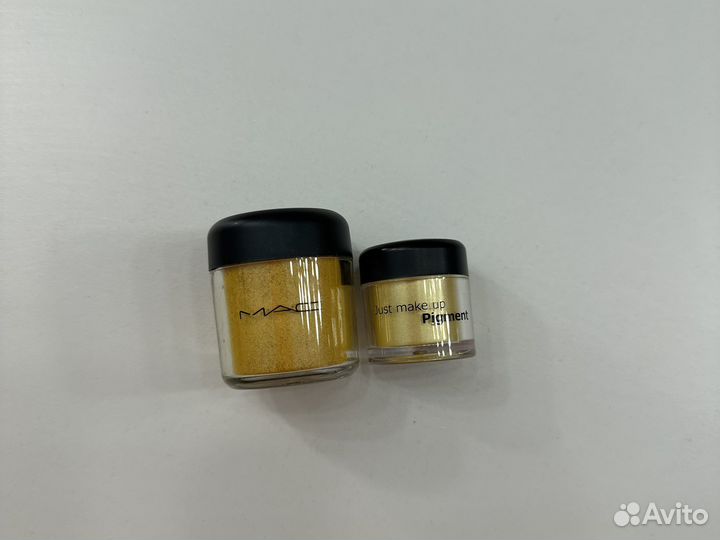 Пигменты для макияжа mac, just, inglot