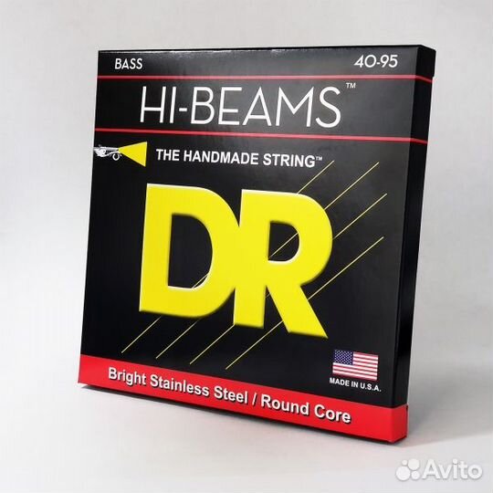 Струны для бас-гитары 40-95 DR LLR-40 HI-Beams