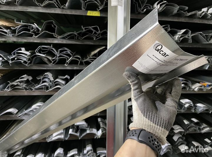 Порог правый Chevrolet Lanos 2002-2009 (1мм)