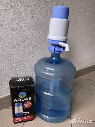 Бутыль 19л с помпой