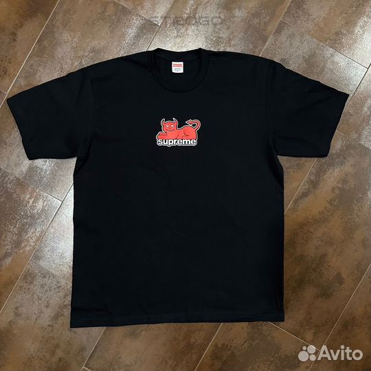 Футболка Supreme Toy Machine Devil Cat SS24