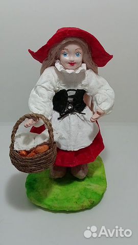 Кукла Красная Шапочка ватная игрушка купить в Санкт-Петербурге с ...