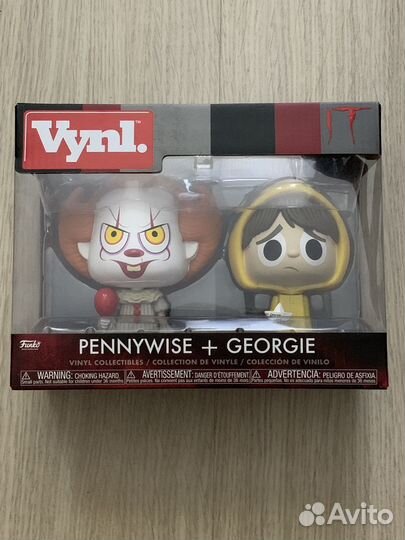 Funko pop vynl IT pennywise + georgie