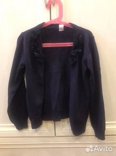 Блузки школьные 4 шт. на рост 128