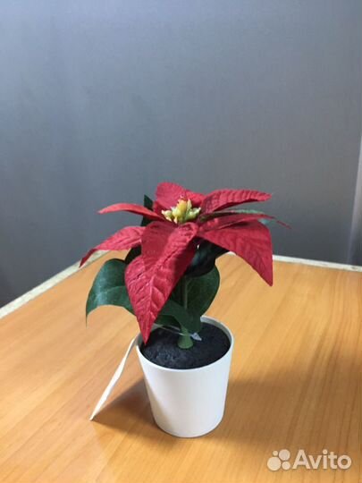 Искусственное растение в горшке икеа фейка