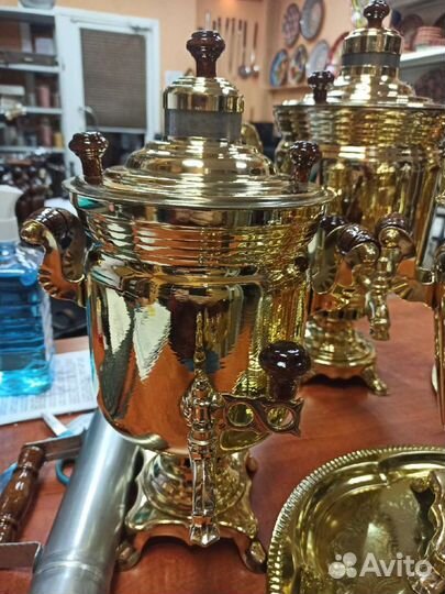 Самовар угольный дровяной Тульский новый