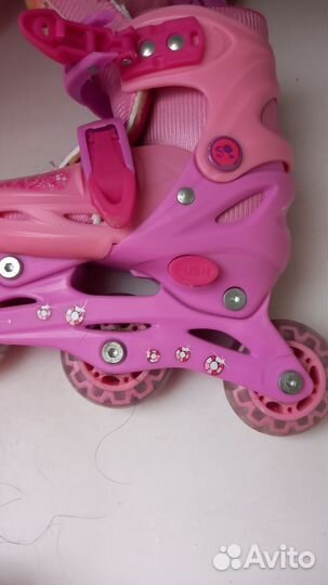 Роликовые коньки детские раздвижные