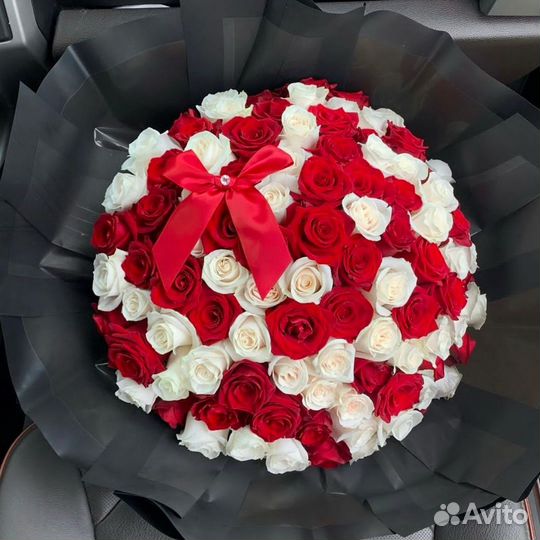 101 роза 51 роза 35 25 букет роз Цветы Доставка