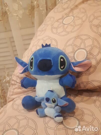 Игрушка большой Стич и мини