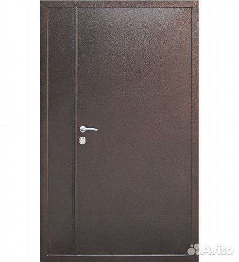Дверь входная двупольная мет/мет