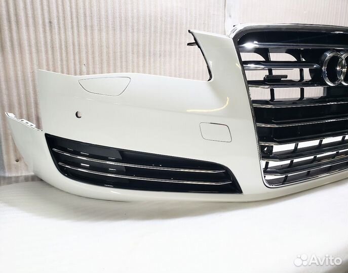 Бампер передний Audi A8 D4 (4H) до рестайлинг